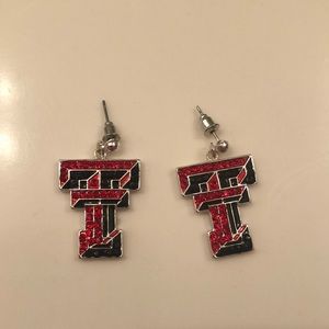 Texas Tech Beaded Earrings